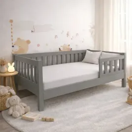 lozko-montessori-dzieciece-lulu-plus-120x200-szare-stelaz-gratis-solidne