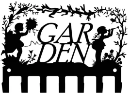 wieszak-na-klucze-garden-dziewczynki-czarny-loft