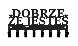 wieszak-na-klucze-napis-dobrze-ze-jestes-loft
