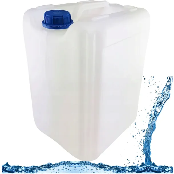 POJEMNIK NA WODĘ 20L Bańka Baniak Zbiornik Kanister PLASTIKOWY HDPE Solidny