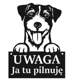 tablica-uwaga-pies-ja-tu-pilnuje-czarna