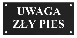 tablica-uwaga-pies-uwaga-zly-pies-czarna-metal