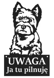 tablica-uwaga-pies-ja-tu-pilnuje-czarna