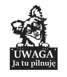 tablica-uwaga-pies-ja-tu-pilnuje-czarna