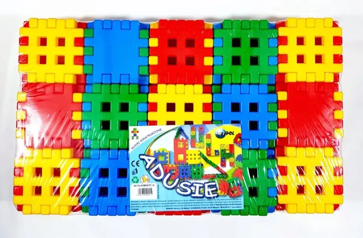 Klocki Konstrukcyjne Wafle Adusie 90 elementów