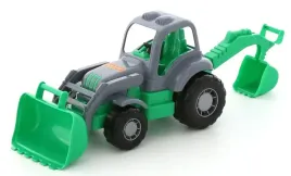 wader-polesie-traktor-koparka-osilek-green