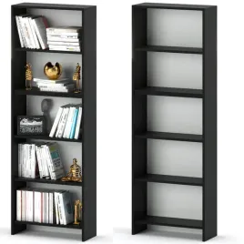 regal-na-ksiazki-czarny-z-5-polkami-60-cm-segregatory-zabawki-salon-biuro