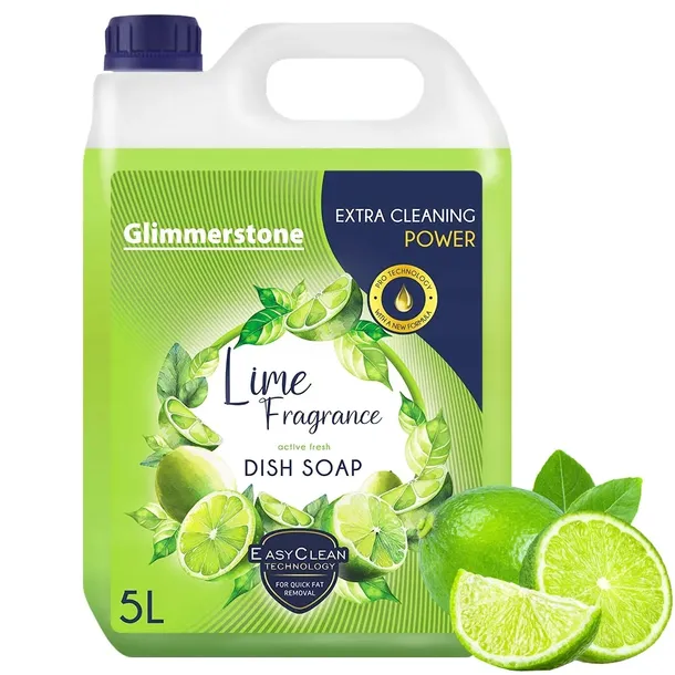 GLIMMERSTONE PŁYN ŻEL DO MYCIA NACZYŃ LIMONKA 5L