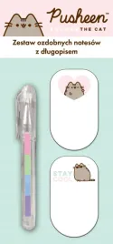 zestaw-ozdobnych-notesow-dlugopis-teczowy-pusheen