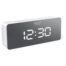 adler-ad-1189w-zegarek-budzik-led-bialy