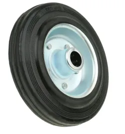 kolo-gumowe-160-mm-145-kg-metalowa-felga-otwor-20-mm-mocne-transportowe