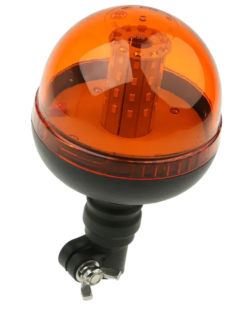 LAMPA OSTRZEGAWCZA BŁYSKOWA KOGUT LED FLEX 12/24V CE HOMOLOGACJA WL186D/LED