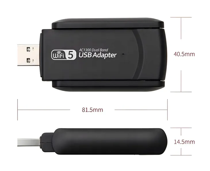 karta-sieciowa-wifi-adapter-usb-3-0-1300-mbps-5ghz-2-tryby-symulacja-ap-stan-nowy-pasmo-24-ghz-5-ghz