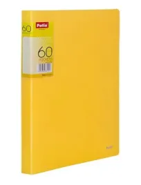 teczka-a4-z-60-koszulkami-clear-book-prazki-zolty