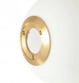 klosz-szklany-milano-gold-mleczny-bialy