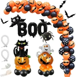 girlanda-balonowa-halloween-boo-dynia-balon-93-szt