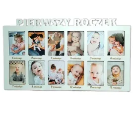 pierwszy-rok-ramka-na-12-zdjec