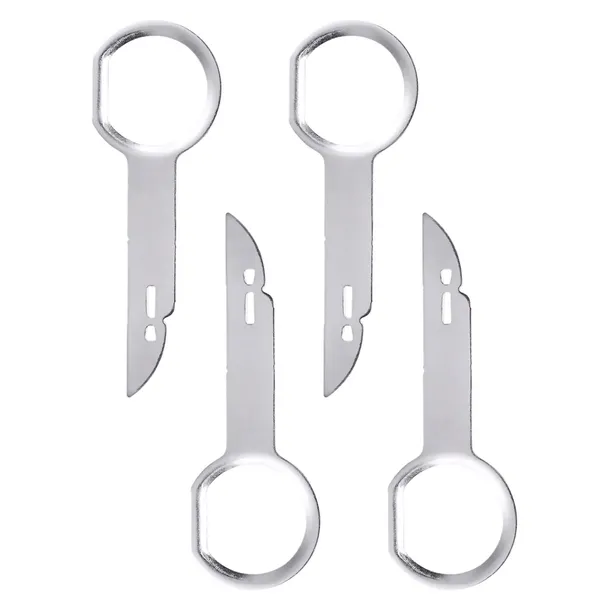4x KLUCZE WYJMAKI DO DEMONTAŻU RADIA VW AUDI SKODA SEAT FORD MERCEDES KPL