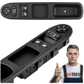 przelacznik-panel-sterowania-podnoszenia-szyb-peugeot-307-6554-qc-13-pin