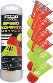 talbot-torro-lotki-do-badmintona-5sztuk-3-szybkie-i-2-powolne