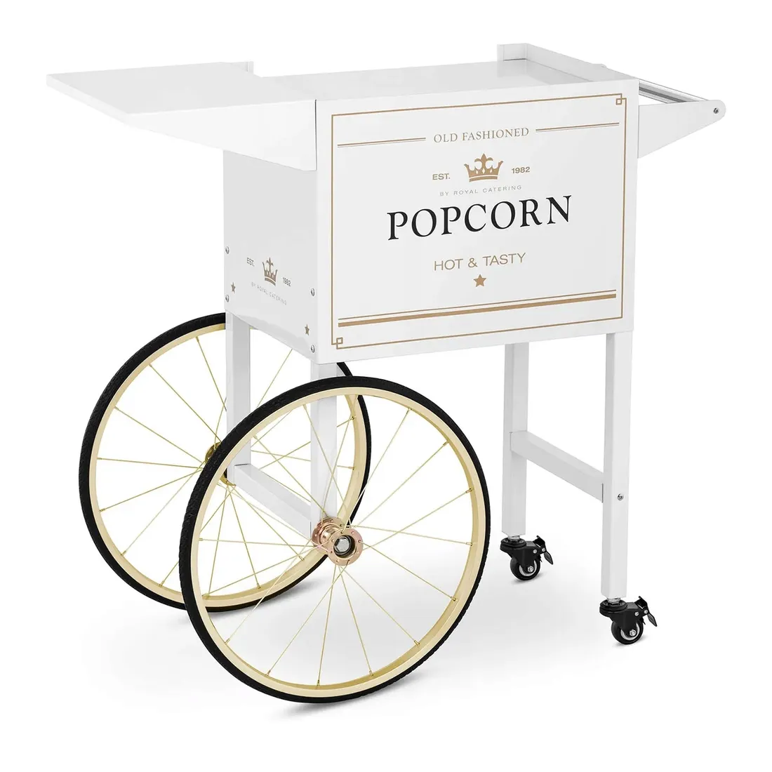 wozek-do-maszyny-do-popcornu-niebieski-hamulec