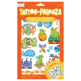 ooly-tatuaze-zmywalne-dla-dzieci-smoki-i-rycerze