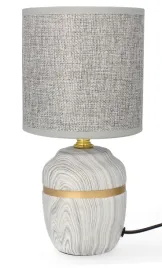 lampa-stolowa-dekoracja-glamour-ceramiczna-z-kloszem-lampka-nocna-szara