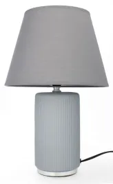 lampa-stolowa-dekoracja-glamour-ceramiczna-z-kloszem-lampka-nocna-szara