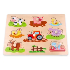 lelin-drewniana-ukladanka-puzzle-z-uchwytami-farma