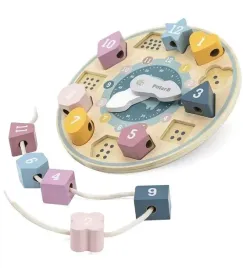 viga-drewniany-zegar-sorter-klocki-do-nawlekania