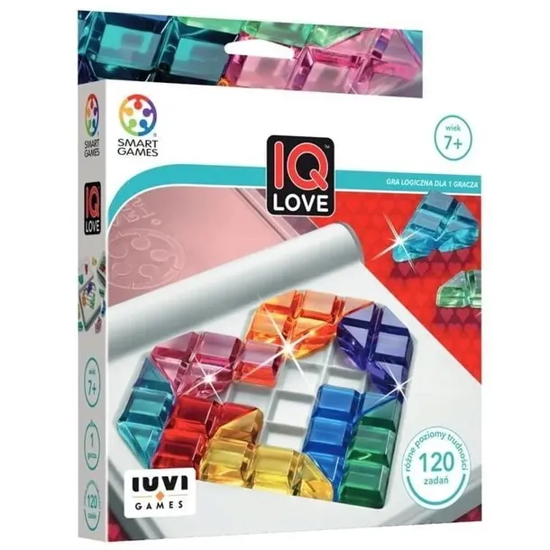 SMART GAMES Gra logiczna układanka IQ Love 7+