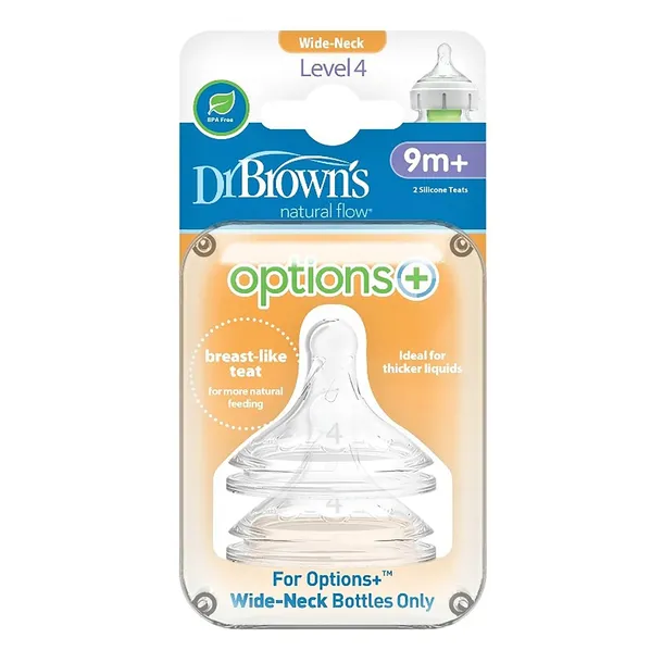 dr-brown-s-2x-smoczek-do-butelki-options-9m-wiek-dziecka-9-m