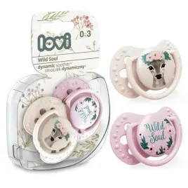 lovi-smoczek-uspokajajacy-wild-soul-girl-0-3m-2szt