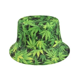 bucket-hat-kapelusz-na-lato-zielony-marihuana-lisc