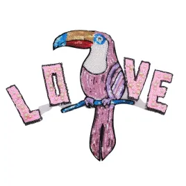 love-papuga-cekiny-perelki-duza-naszywka