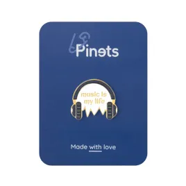pinets-przypinka-sluchawki-music-is-my-life-muzyka