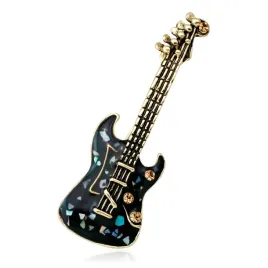 pinets-broszka-gitara-elektryczna-czarna-ozdoba