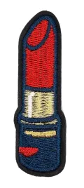 naszywka-naprasowanka-szminka-czerwona-termo