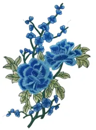 naszywka-niebieska-roza-haft-aplikacja-kwiat-32cm