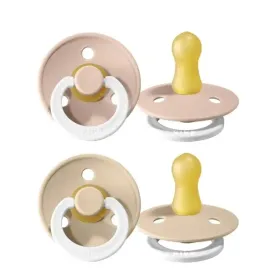 bibs-smoczek-2-pack-s-blush-vanilla-night-swiecacy