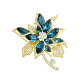 pinets-kwiat-z-cyrkoniami-broszka-pozlacana-14k