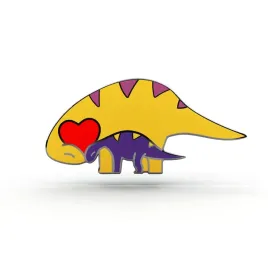 pinets-przypinka-dwa-dinozaury-milosc-rodzina-love