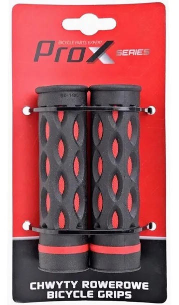 chwyty-prox-gp-48b-115mm-czerwono-czarne-material-guma