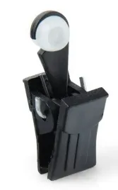 zabka-plastikowa-z-rolka-do-szyn-pcv-czarna-100szt