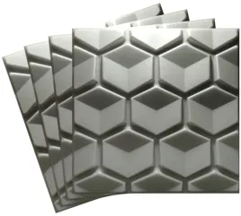 szare-kasetony-sufitowe-panele-hexagon-honey-1m2