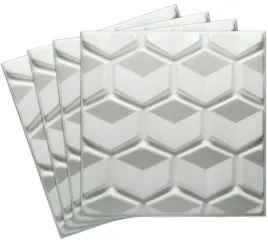 biale-kasetony-sufitowe-panele-scienne-3d-honey-4x