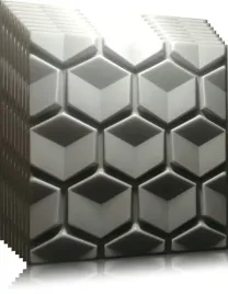kasetony-panele-hexagon-sufitowe-scienne-3d-3d-szary-honey-2m2