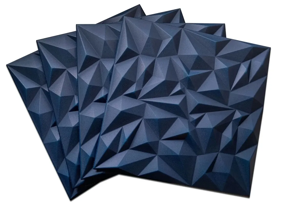 panele-scienne-kasetony-3d-ametyst-granat-8x-stan-nowy