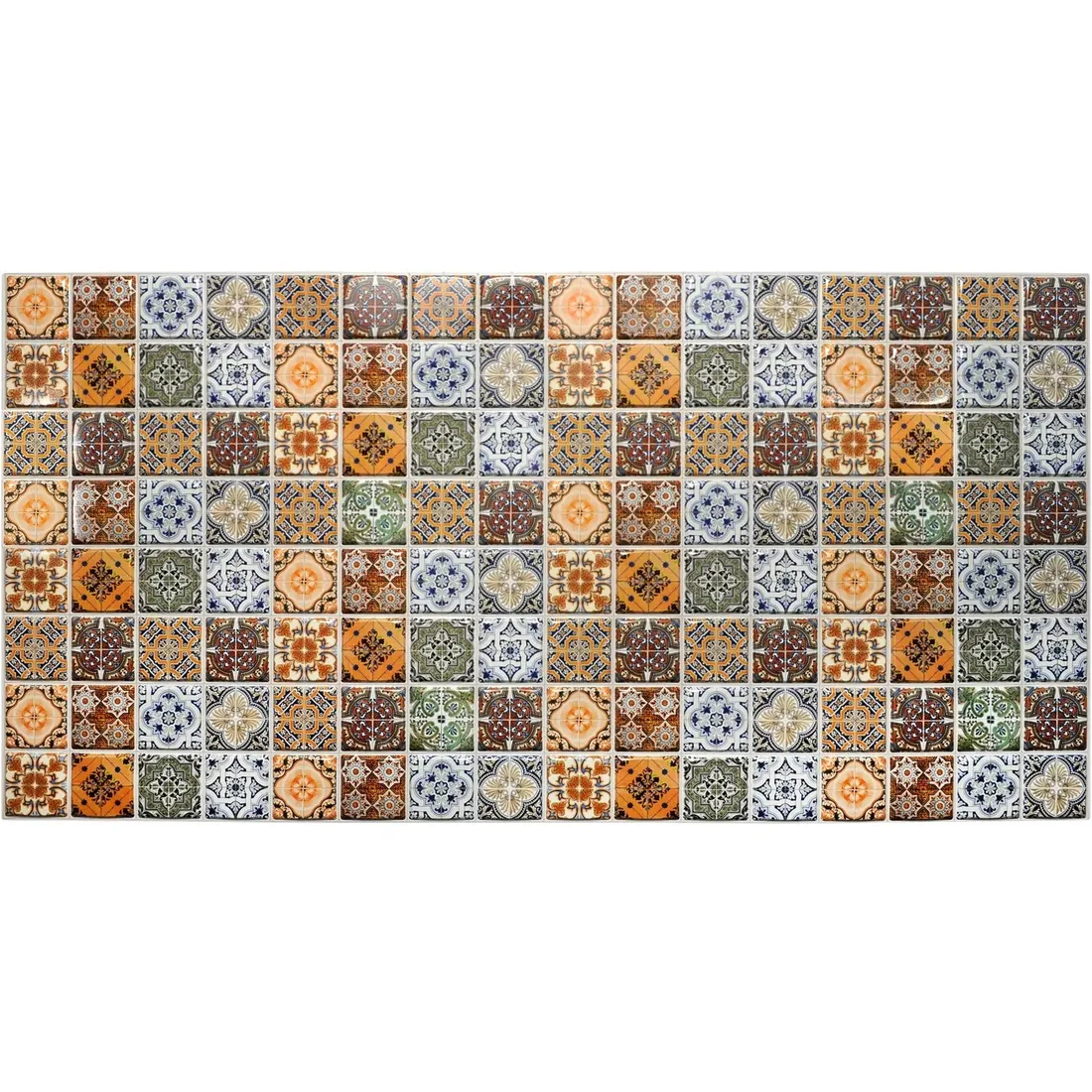 panele-scienne-patchwork-plytki-3d-pcv-charm-4szt-stan-nowy