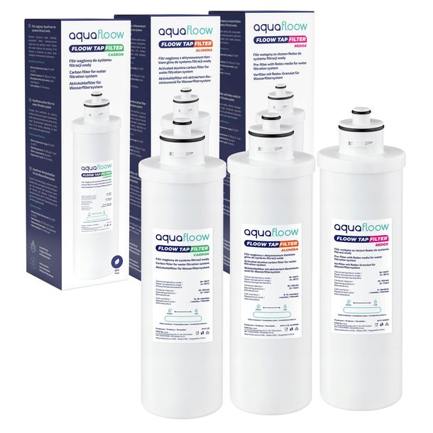 AquaFloow 3x filtr do wody pod zlew do systemu filtrującego AquaFloow